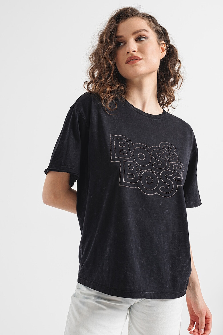 BOSS Tricou cu logo Eband - Pled.ro