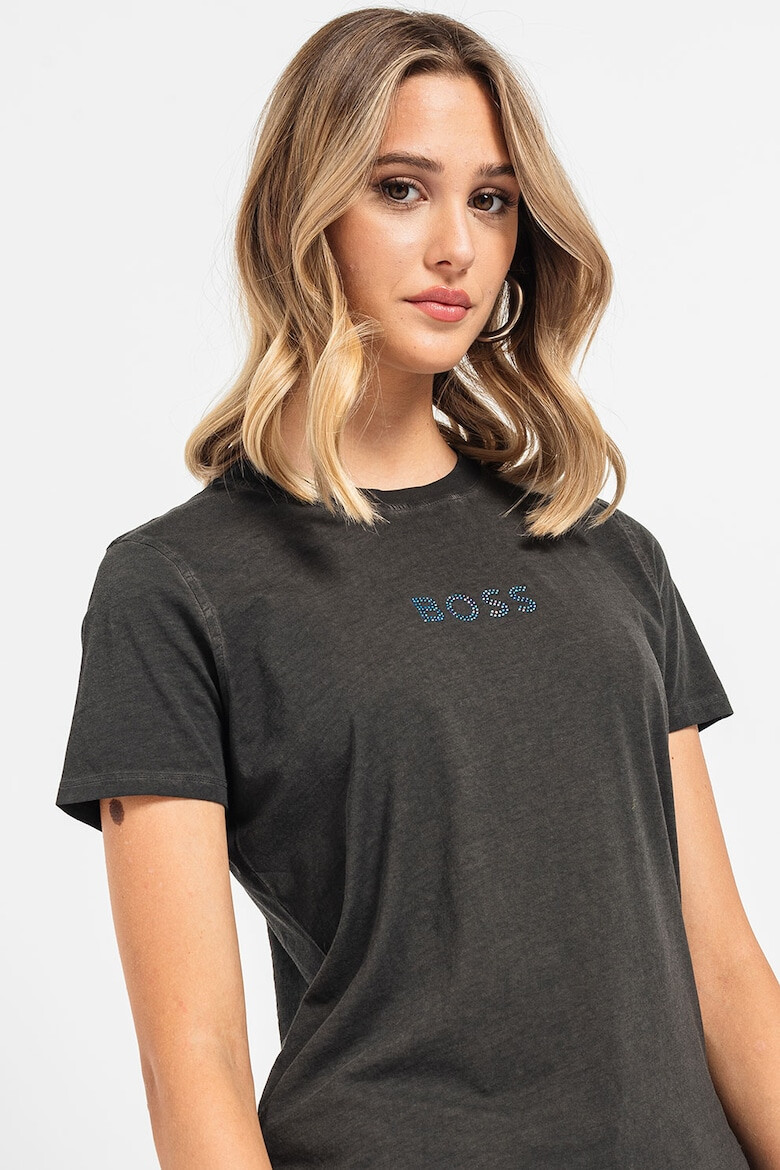 BOSS Tricou cu strasuri - Pled.ro