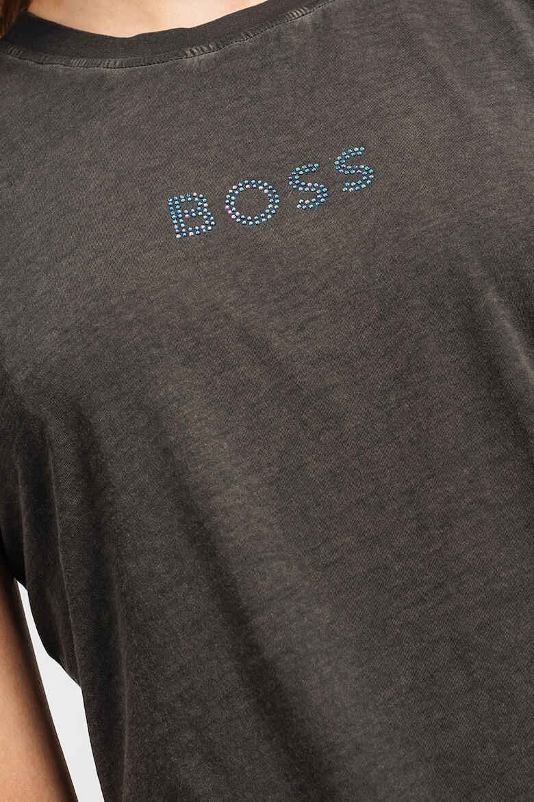 BOSS Tricou cu strasuri - Pled.ro