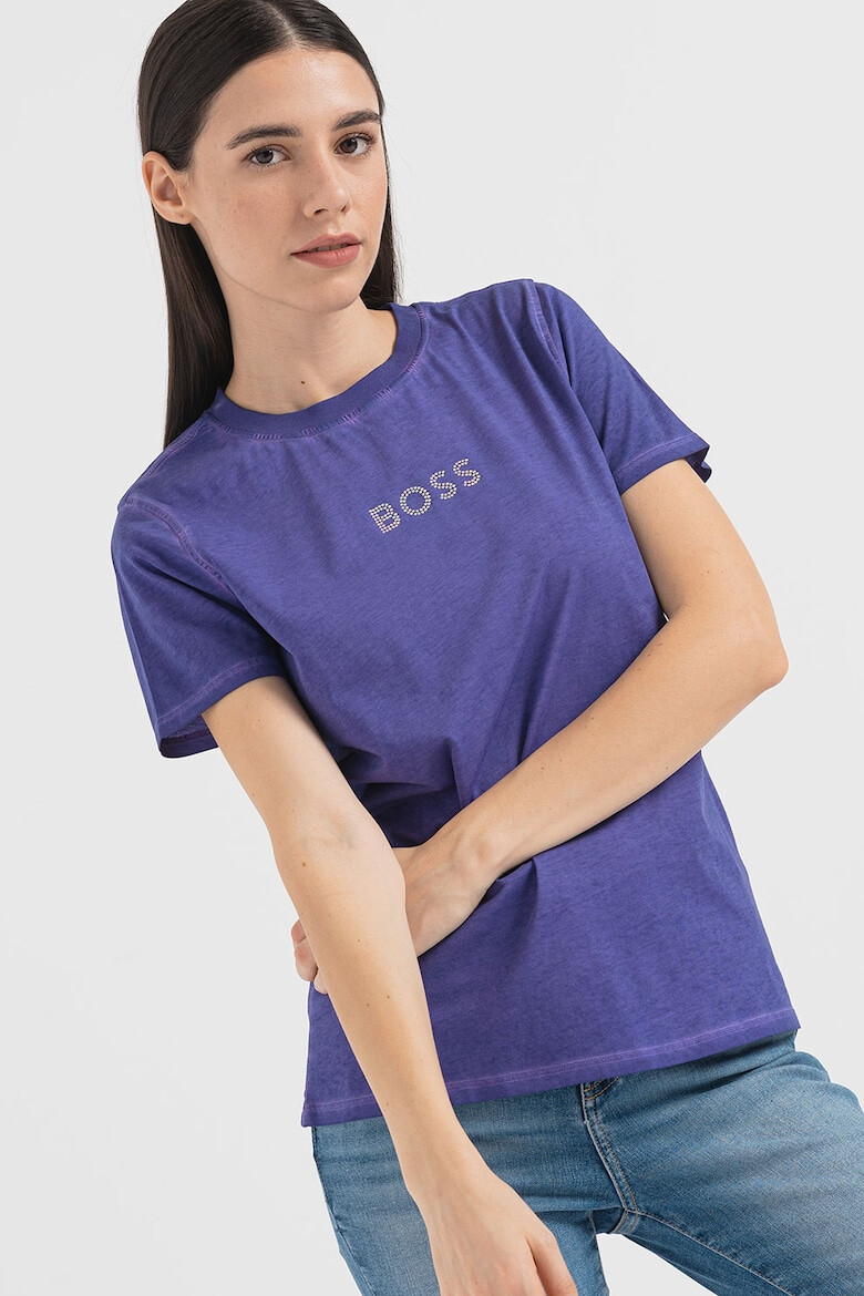 BOSS Tricou cu strasuri - Pled.ro