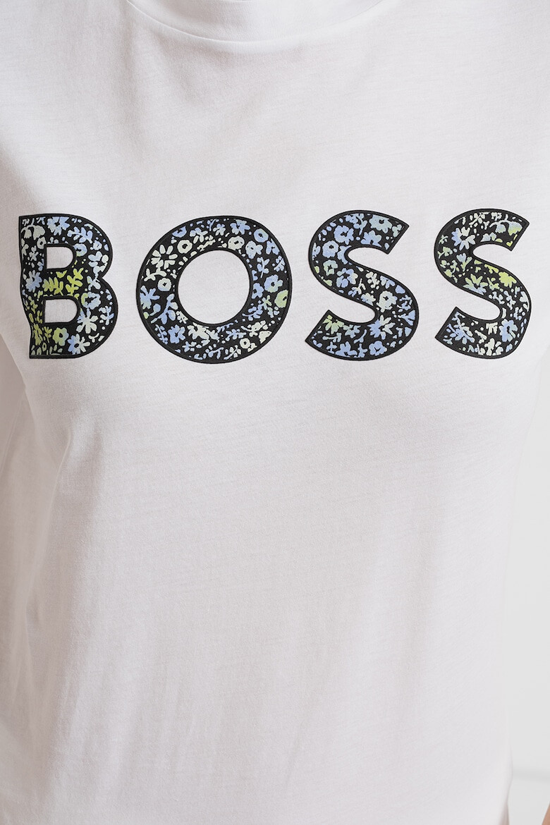 BOSS Tricou de bumbac cu imprimeu logo - Pled.ro