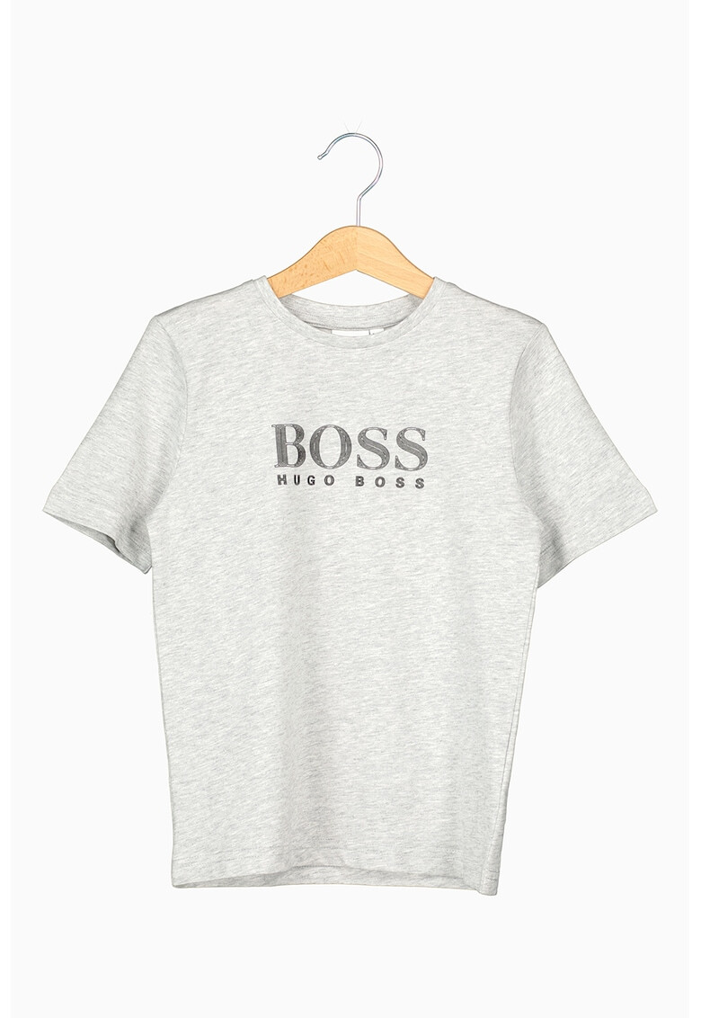 BOSS Tricou de bumbac cu imprimeu logo - Pled.ro