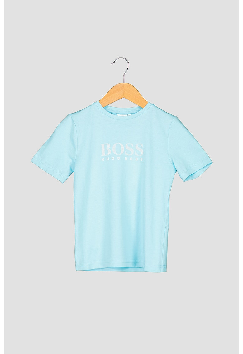 BOSS Tricou de bumbac cu imprimeu logo - Pled.ro