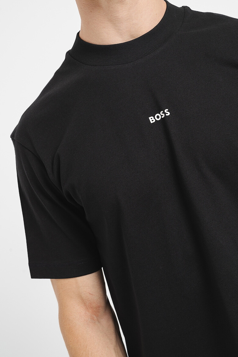 BOSS Tricou de bumbac Geological - Pled.ro