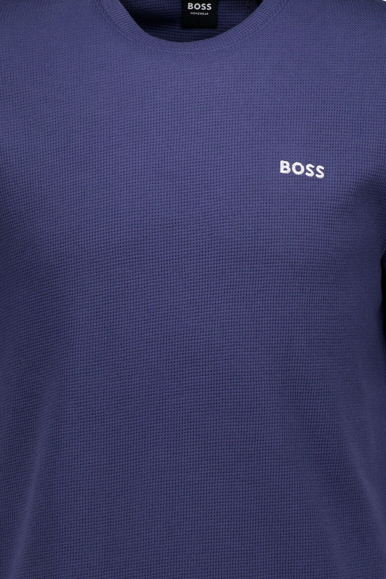 BOSS Tricou de pijama cu decolteu la baza gatului Waffle - Pled.ro