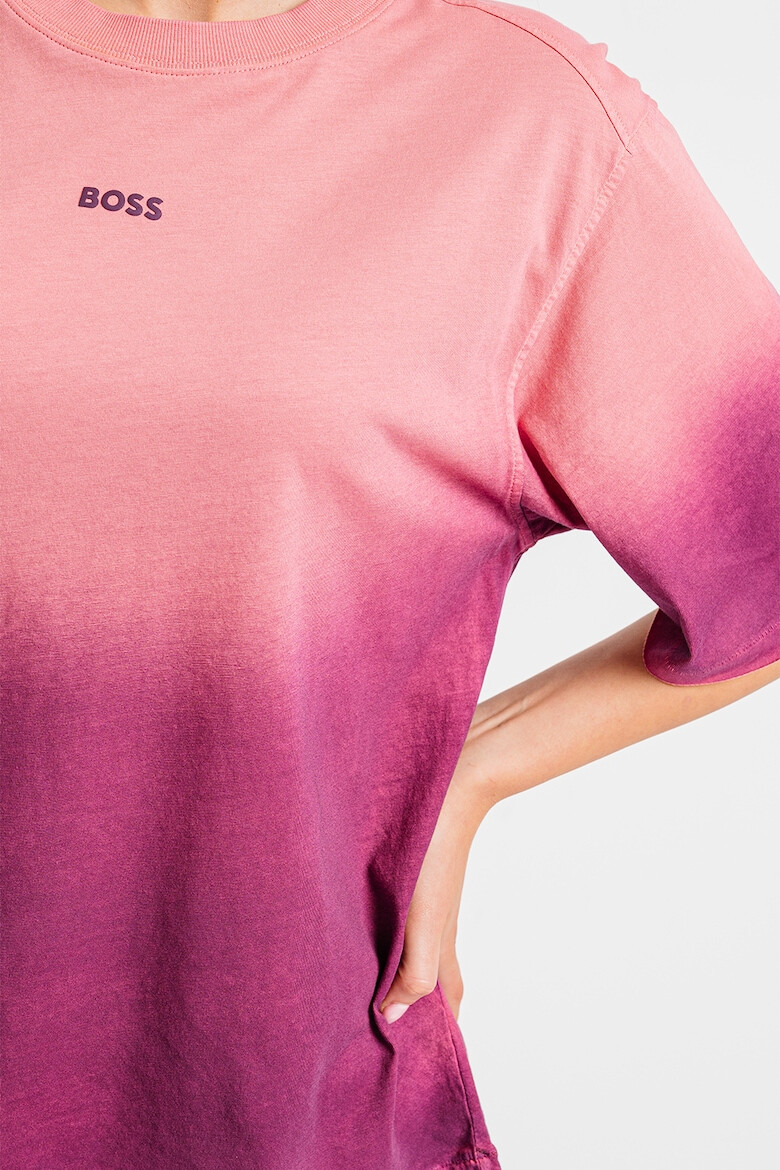 BOSS Tricou lejer cu model tie-dye Enis - Pled.ro