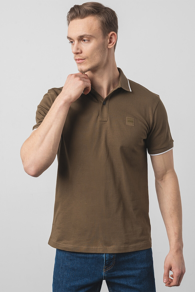 BOSS Tricou polo slim fit Passertip - Pled.ro