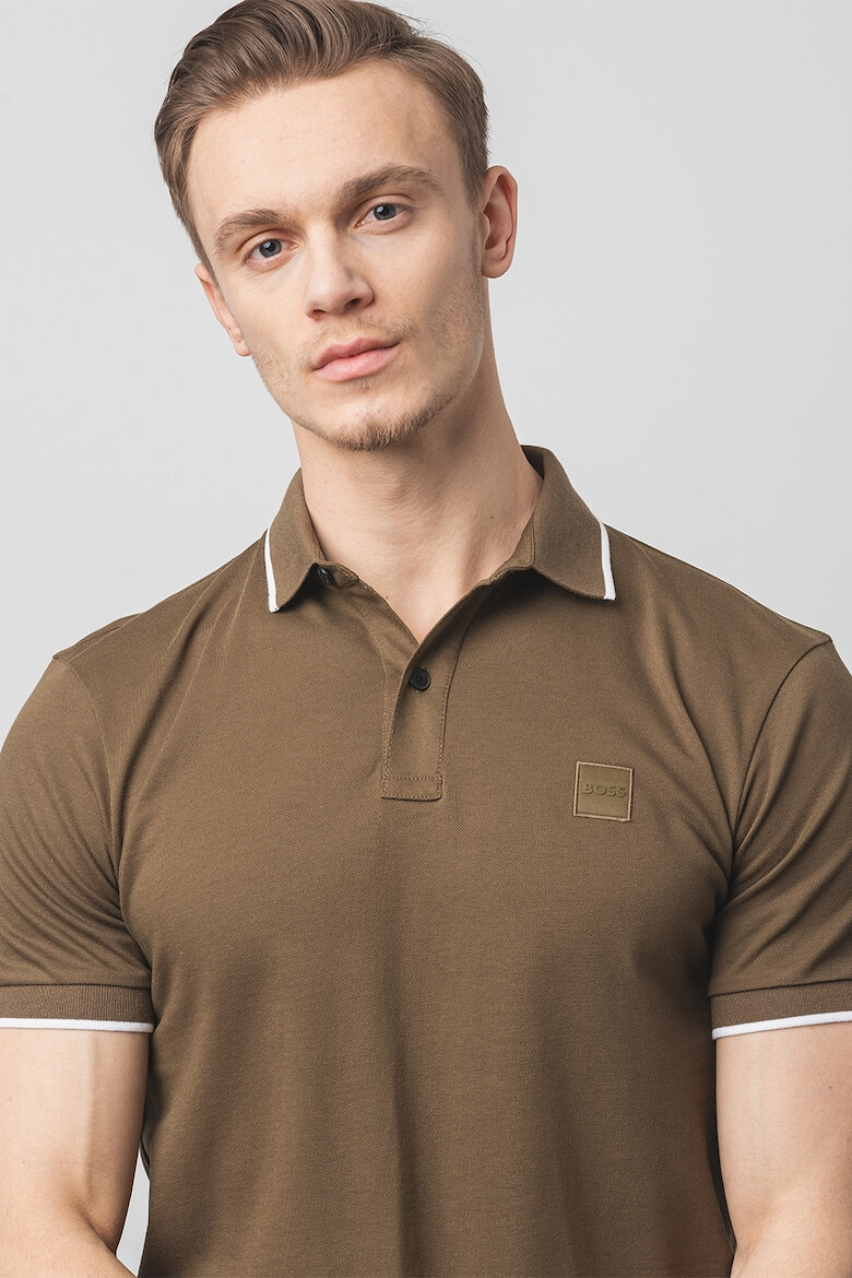 BOSS Tricou polo slim fit Passertip - Pled.ro