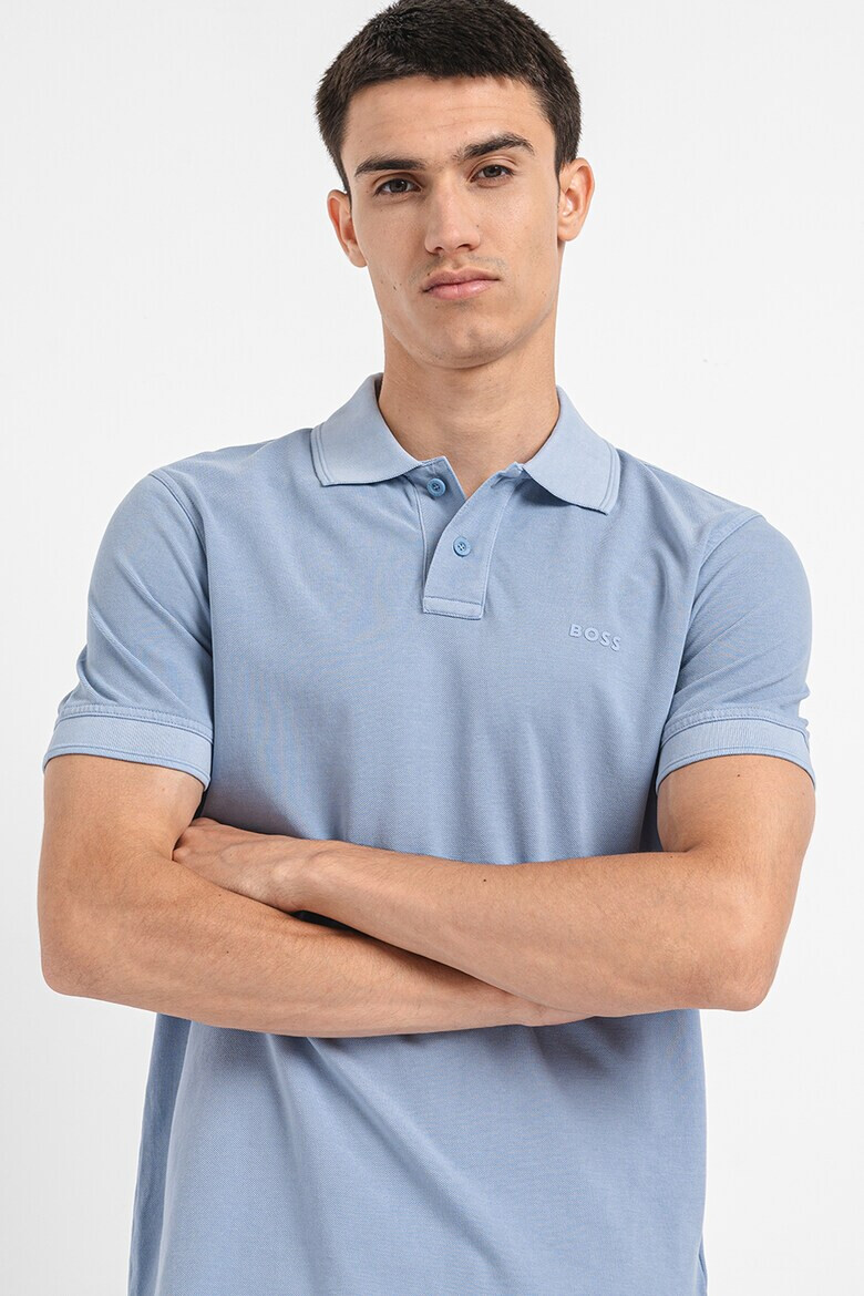 BOSS Tricou polo de bumbac pique Prime - Pled.ro