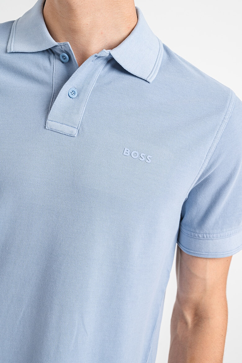 BOSS Tricou polo de bumbac pique Prime - Pled.ro