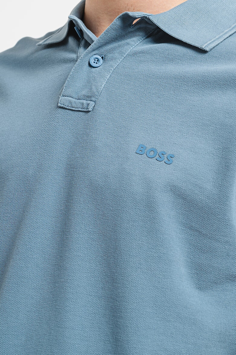 BOSS Tricou polo de bumbac pique Prime - Pled.ro