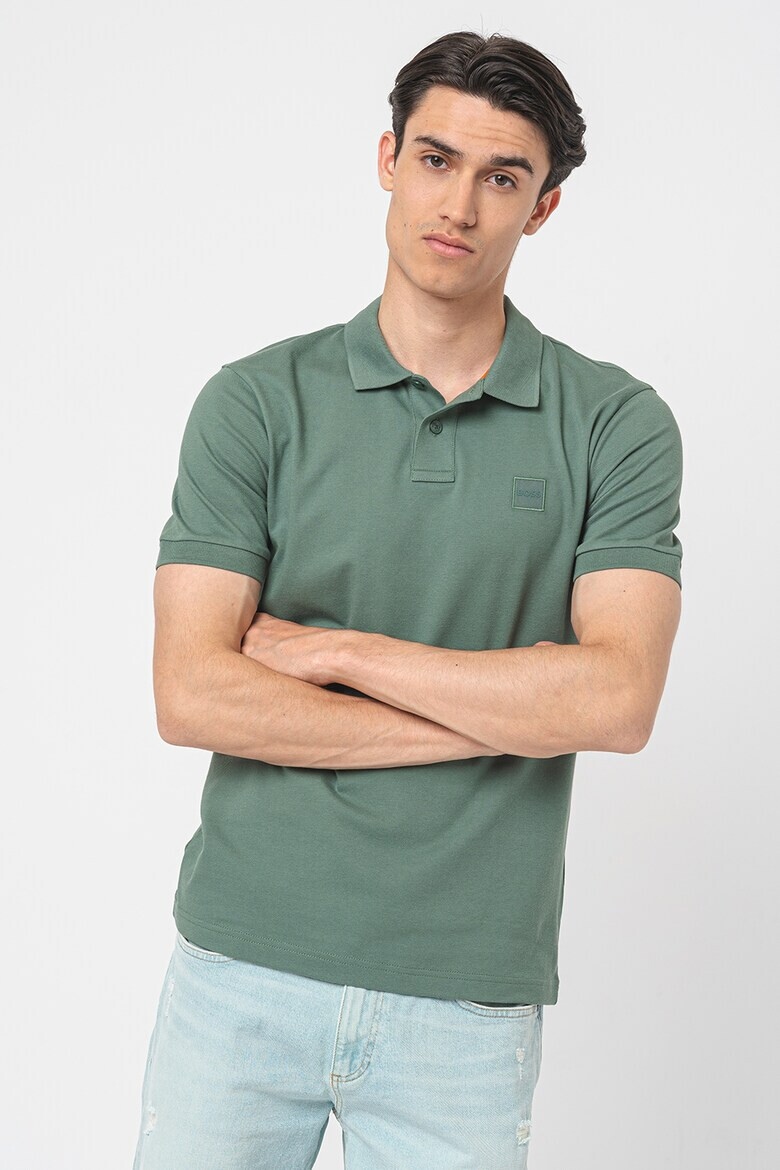 BOSS Tricou polo slim fit din material pique Passenger - Pled.ro