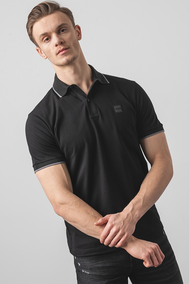 BOSS Tricou polo slim fit Passertip - Pled.ro