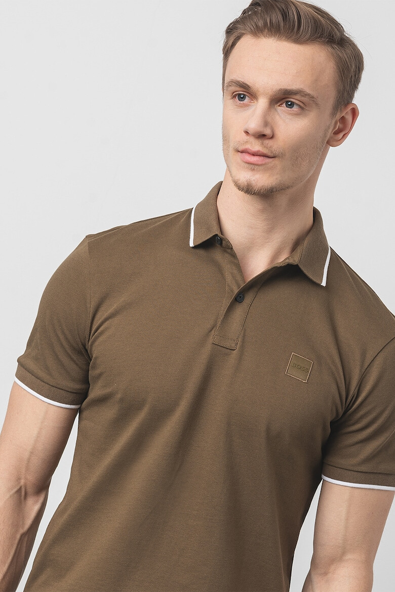 BOSS Tricou polo slim fit Passertip - Pled.ro