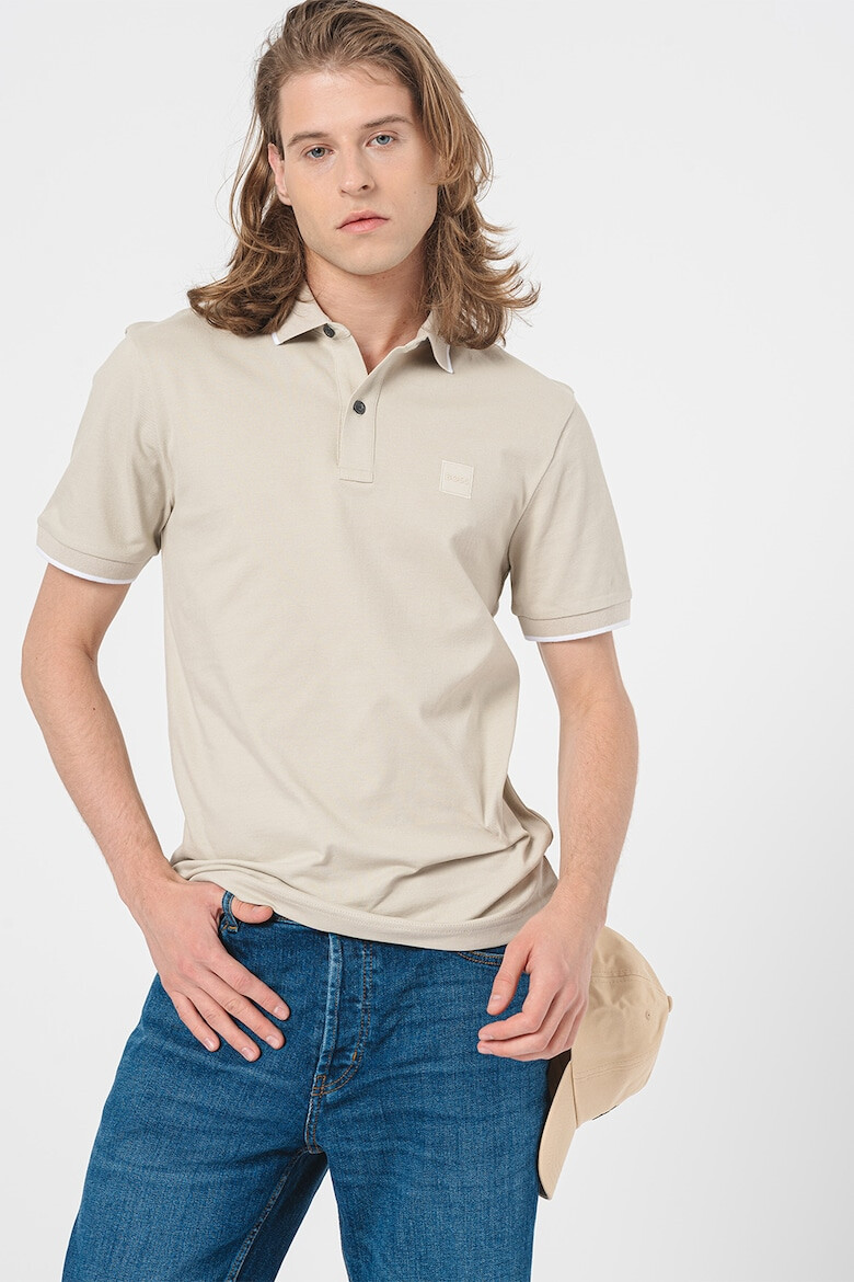 BOSS Tricou polo slim fit Passertip - Pled.ro