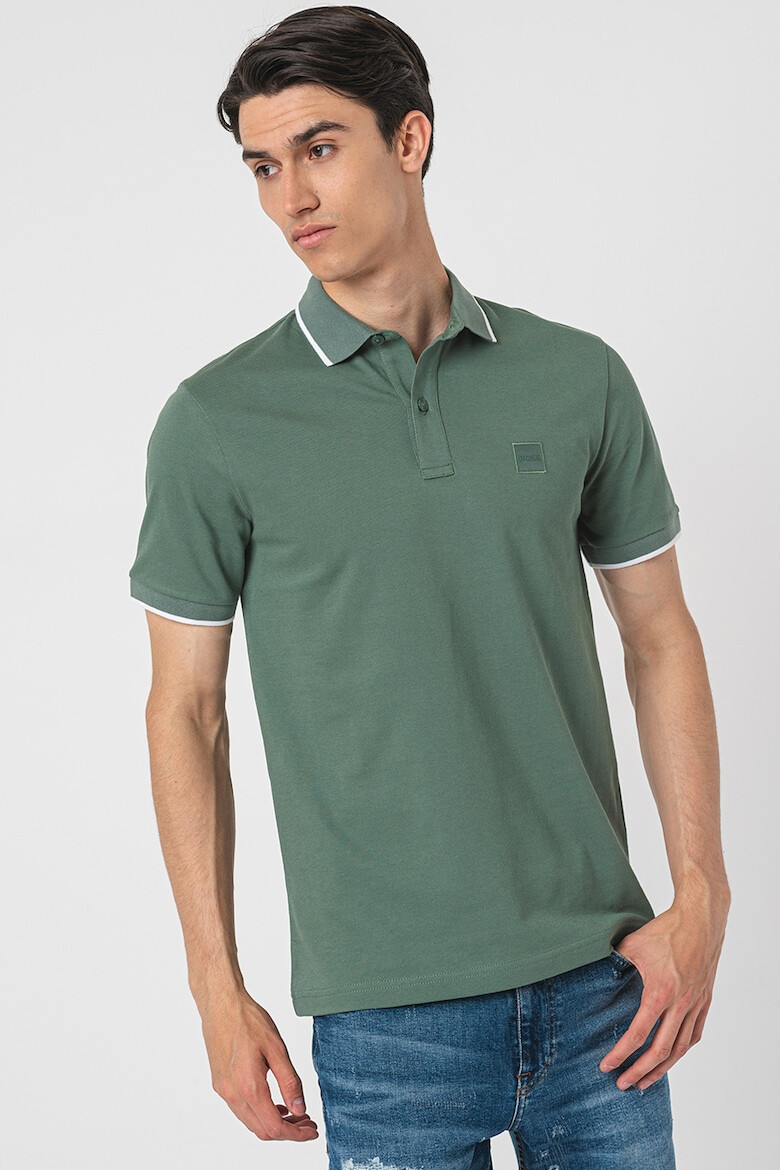 BOSS Tricou polo slim fit Passertip - Pled.ro