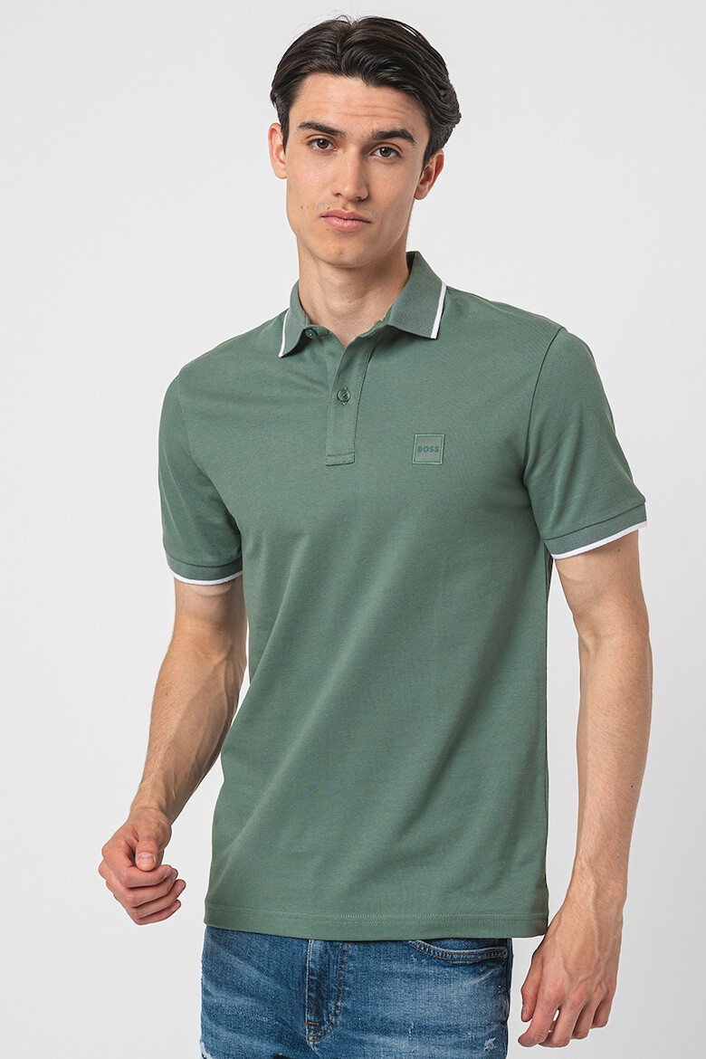 BOSS Tricou polo slim fit Passertip - Pled.ro