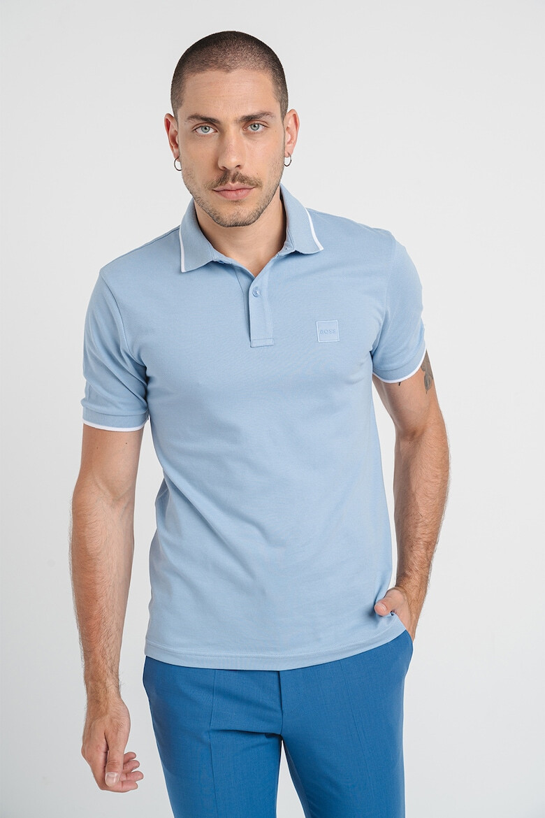 BOSS Tricou polo slim fit Passertip - Pled.ro