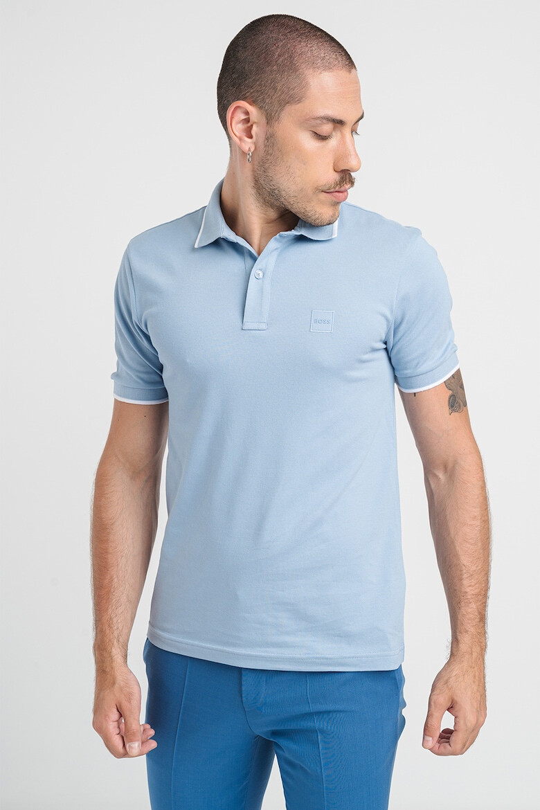 BOSS Tricou polo slim fit Passertip - Pled.ro