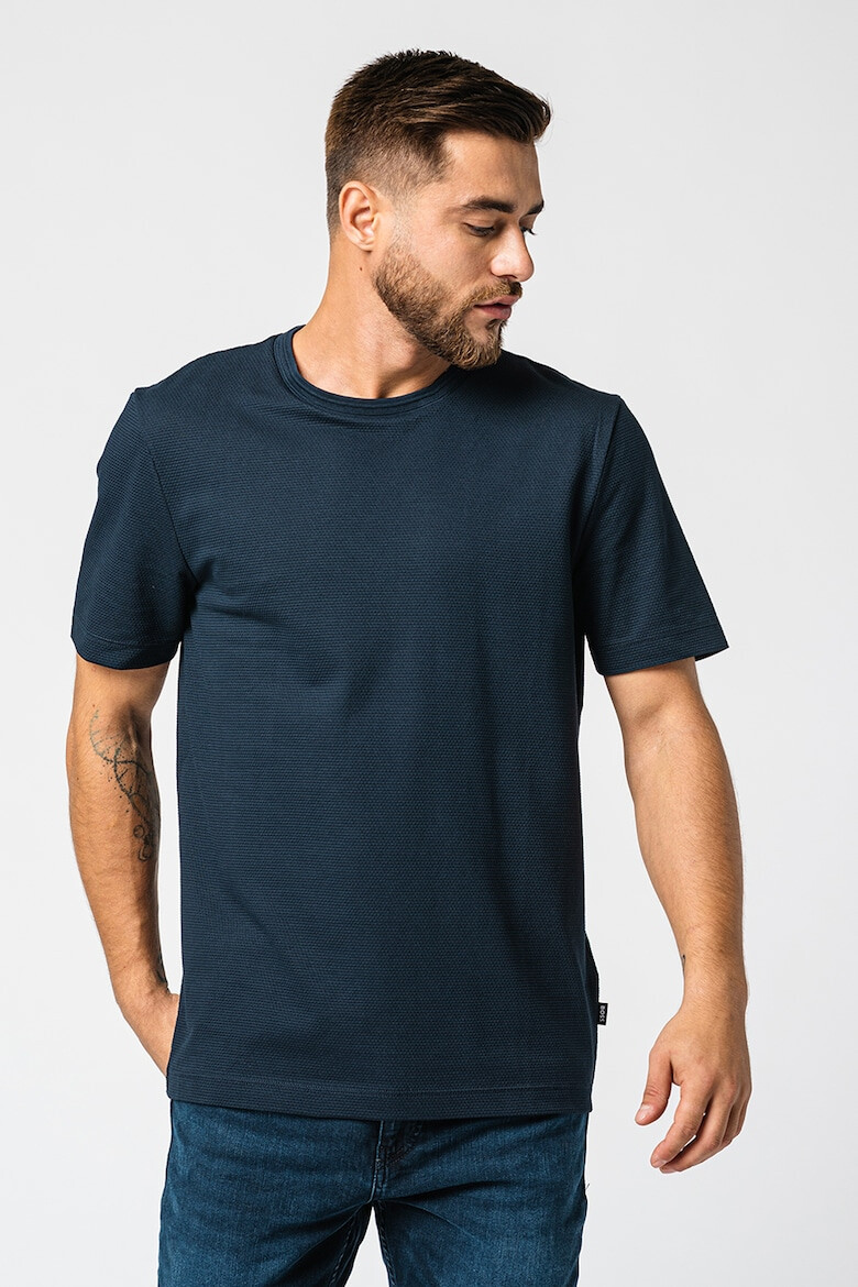 BOSS Tricou regular fit cu decolteu la baza gatului Tiburt240 - Pled.ro