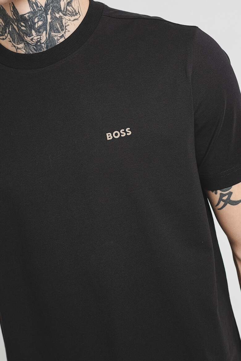 BOSS Tricou regular fit cu logo - Pled.ro