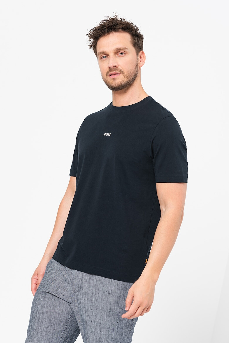 BOSS Tricou relaxed fit cu decolteu la baza gatului Chup - Pled.ro