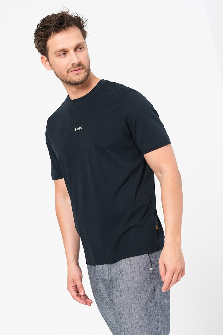 BOSS Tricou relaxed fit cu decolteu la baza gatului Chup - Pled.ro