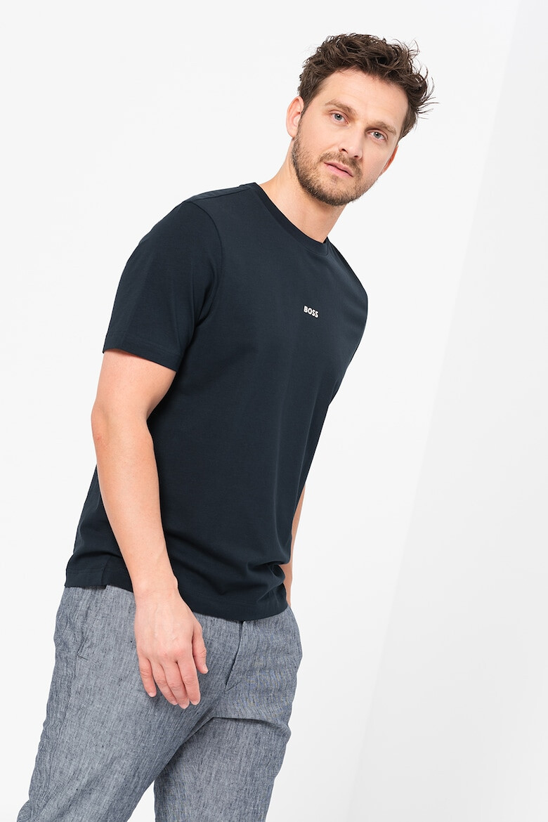 BOSS Tricou relaxed fit cu decolteu la baza gatului Chup - Pled.ro