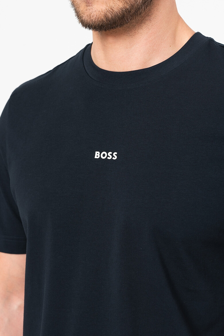 BOSS Tricou relaxed fit cu decolteu la baza gatului Chup - Pled.ro