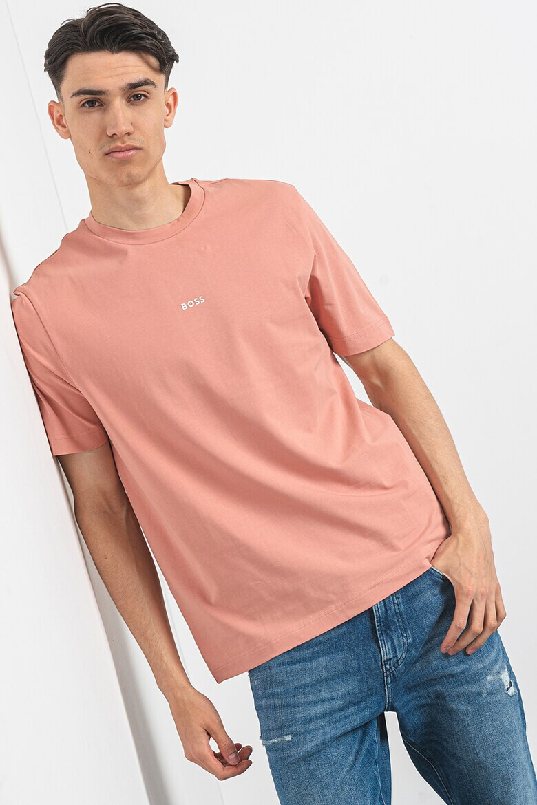 BOSS Tricou relaxed fit cu decolteu la baza gatului Chup - Pled.ro