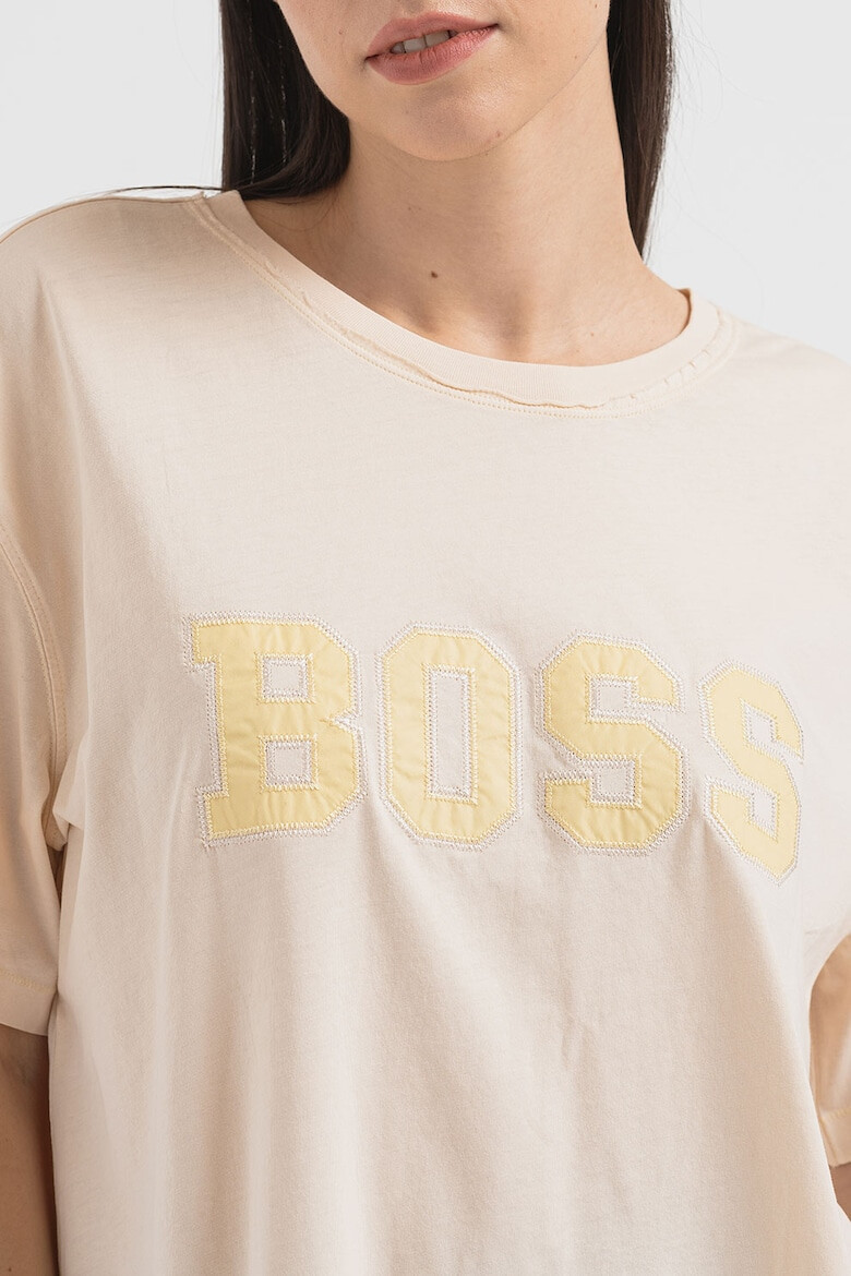 BOSS Tricou supradimensionat cu logo - Pled.ro