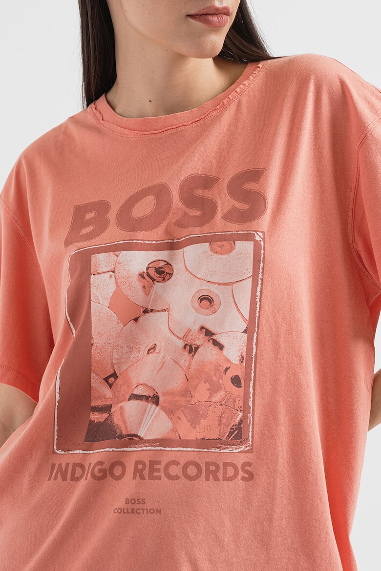 BOSS Tricou supradimensionat cu logo - Pled.ro