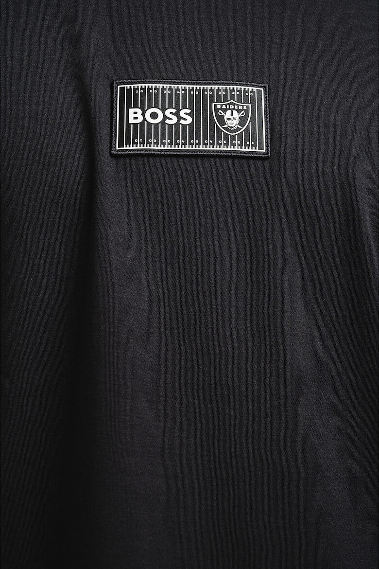 BOSS Tricou supradimensionat cu maneci cazute - Pled.ro