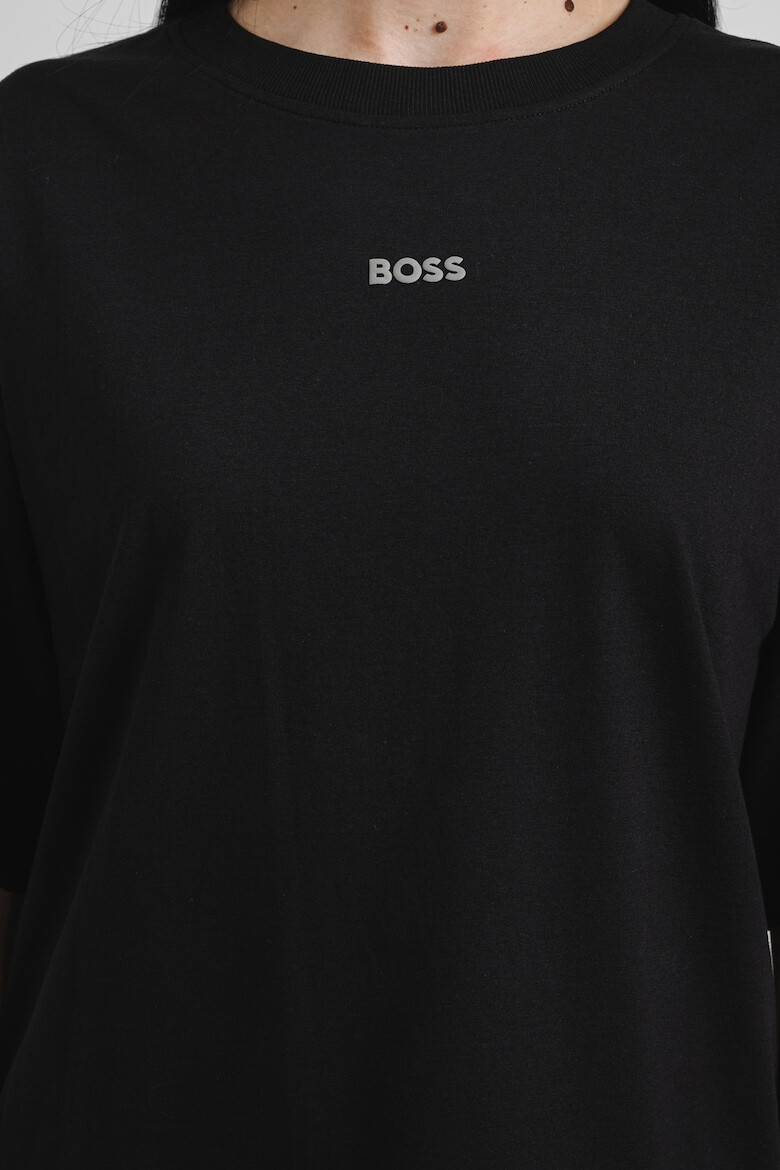 BOSS Tricou supradimensionat din bumbac Enis - Pled.ro