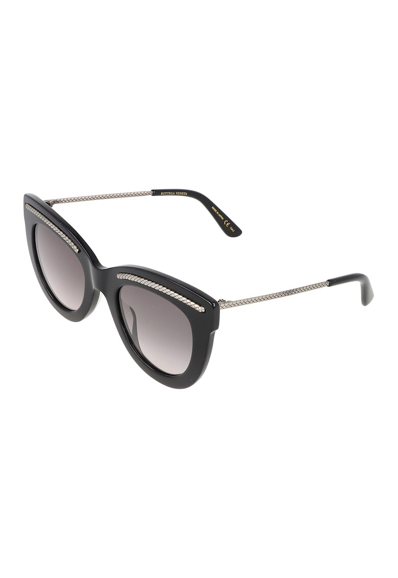 Bottega Veneta Ochelari de soare cat-eye cu accente metalice - Pled.ro