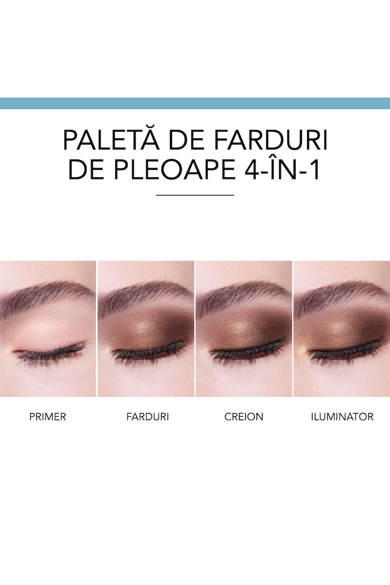 Bourjois Paleta de farduri 4 in 1 Beau Regard Rue du Café #No2 7.68 g - Pled.ro