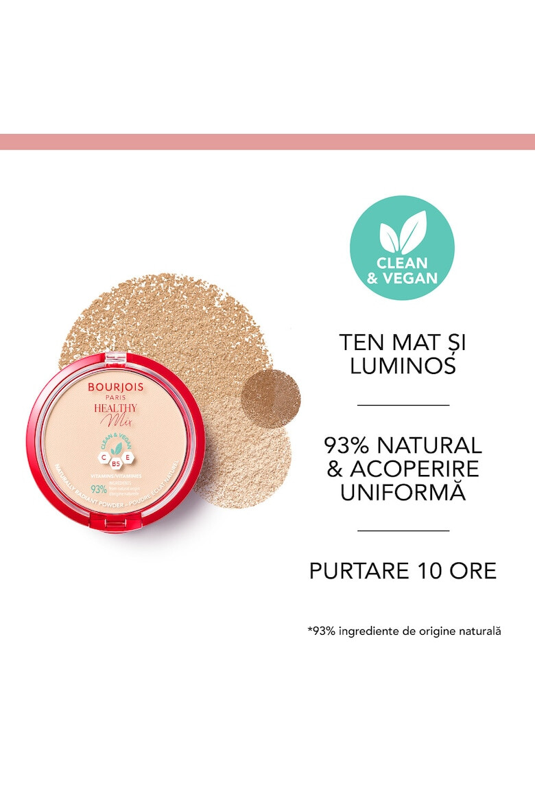 Bourjois Pudra compacta matifianta Healthy Mix 10 g - Pled.ro