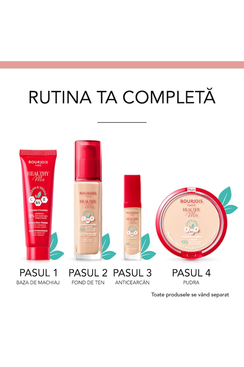 Bourjois Pudra compacta matifianta Healthy Mix 10 g - Pled.ro