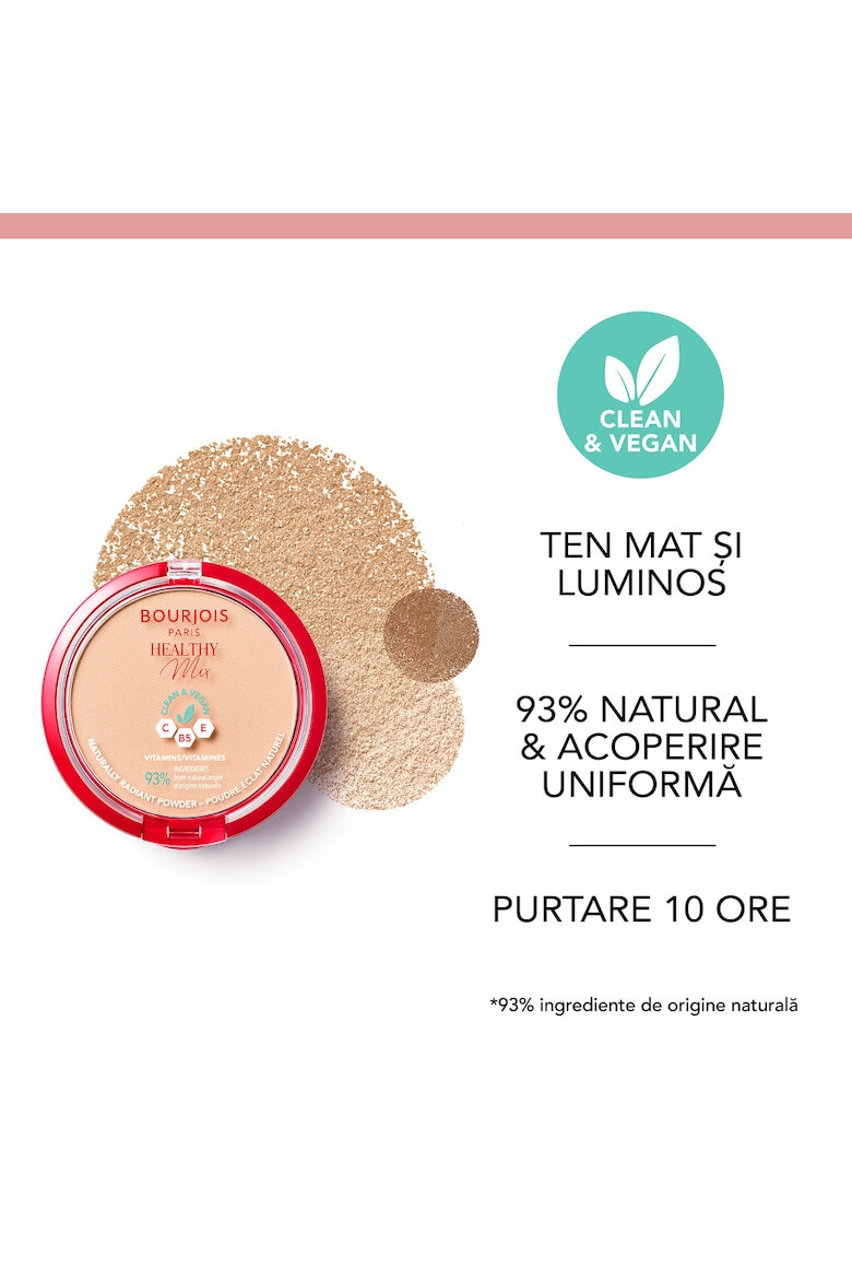 Bourjois Pudra compacta matifianta Healthy Mix 10 g - Pled.ro