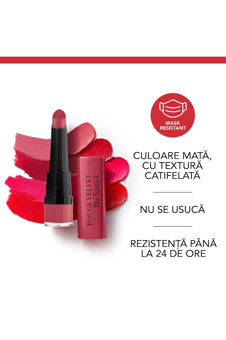 Bourjois Ruj de buze Rouge Velvet The Lipstick - Pled.ro