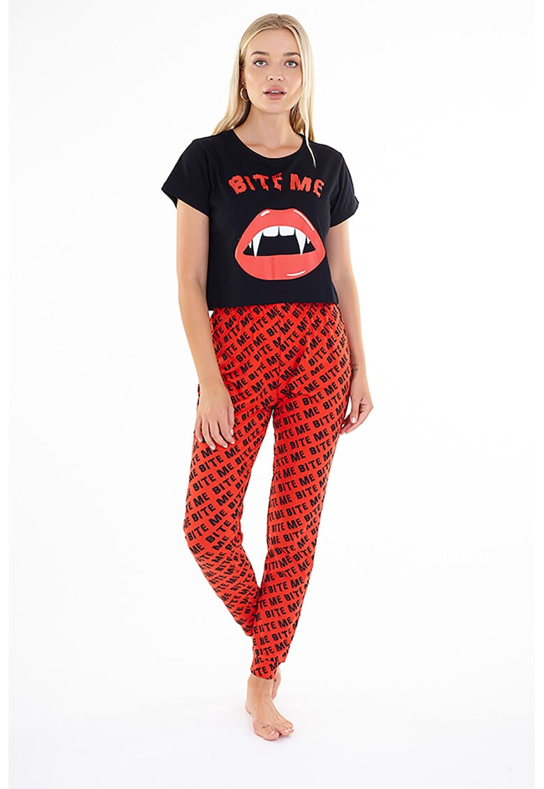 BRAVE SOUL Pijama cu model grafic Biteme - Pled.ro