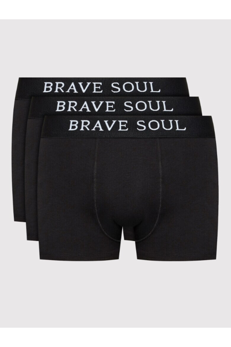 BRAVE SOUL Set 3 perechi boxeri barbati 300632062 Bumbac - Pled.ro