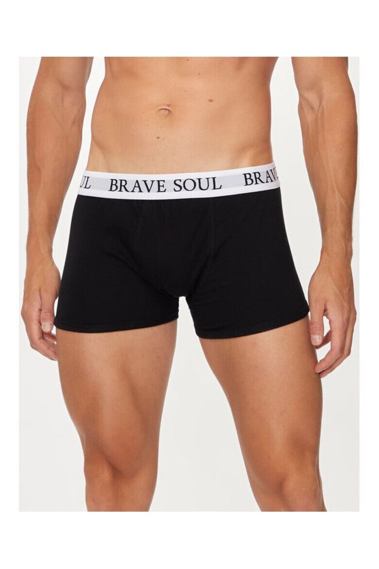 BRAVE SOUL Set 3 perechi de boxeri 526961 Negru Bumbac - Pled.ro