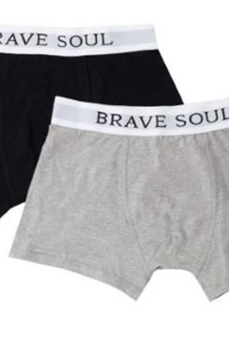 BRAVE SOUL Set de boxeri cu banda logo in talie Inceb - 3 perechi - Pled.ro