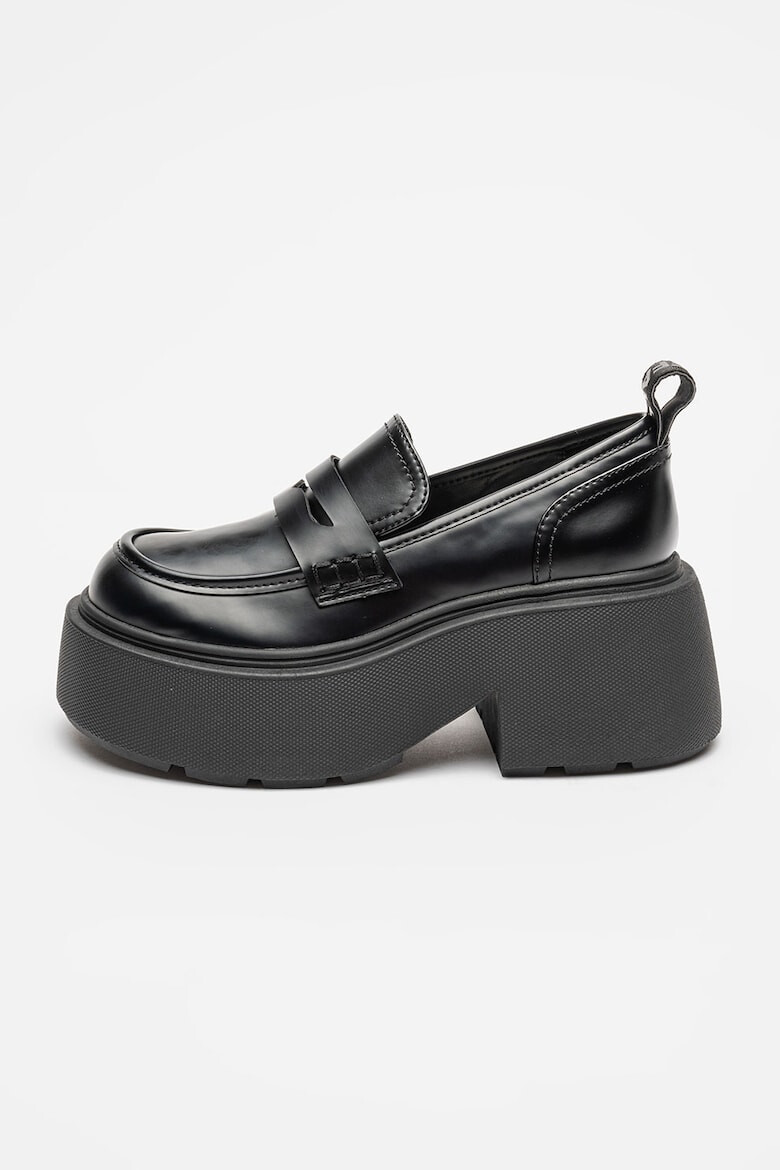 Buffalo Pantofi loafer de piele ecologica cu model masiv - Pled.ro