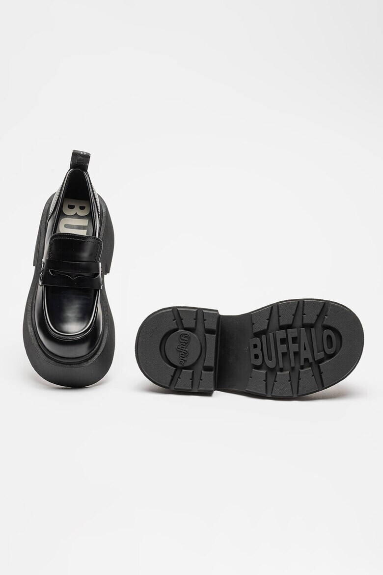 Buffalo Pantofi loafer de piele ecologica cu model masiv - Pled.ro