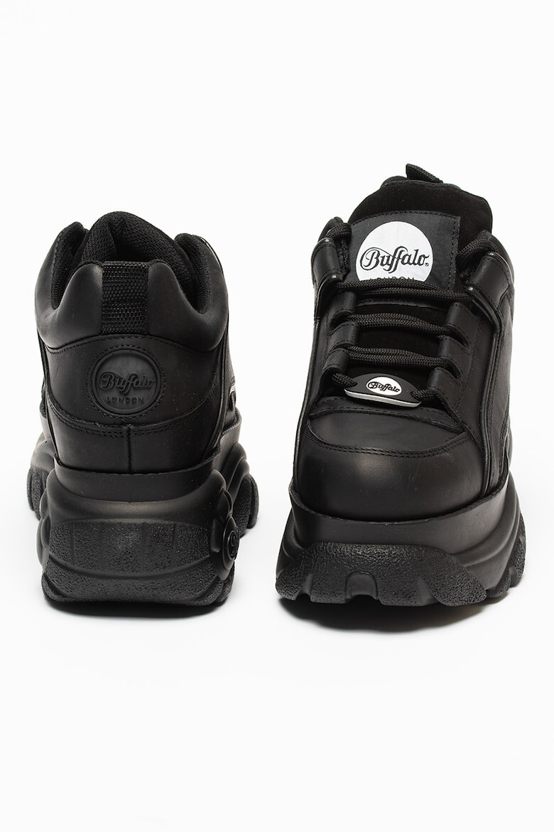 Buffalo Pantofi sport de piele cu platforma si logo - Pled.ro