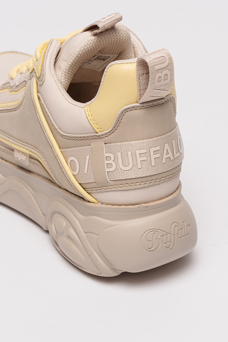 Buffalo Pantofi sport de piele ecologica cu model in doua nuante Cld Chai - Pled.ro