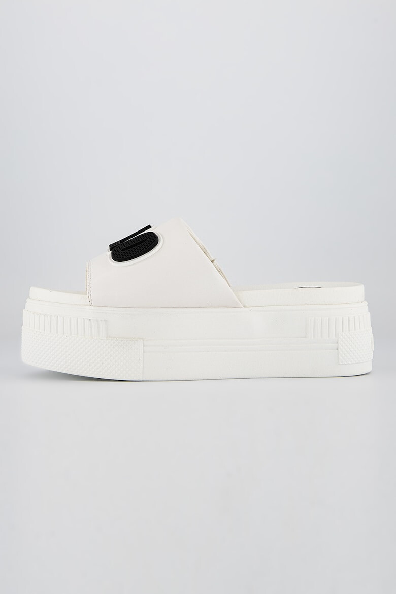 Buffalo Papuci de casa flatform cu logo - Pled.ro