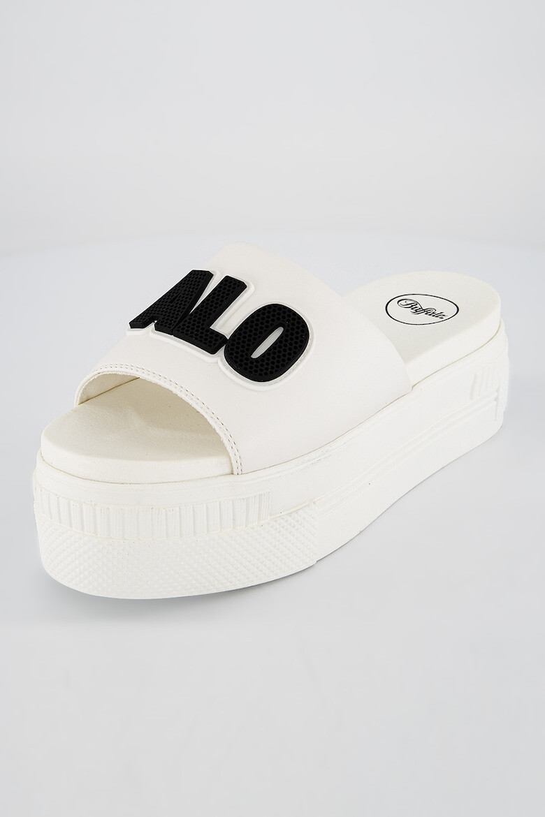 Buffalo Papuci de casa flatform cu logo - Pled.ro